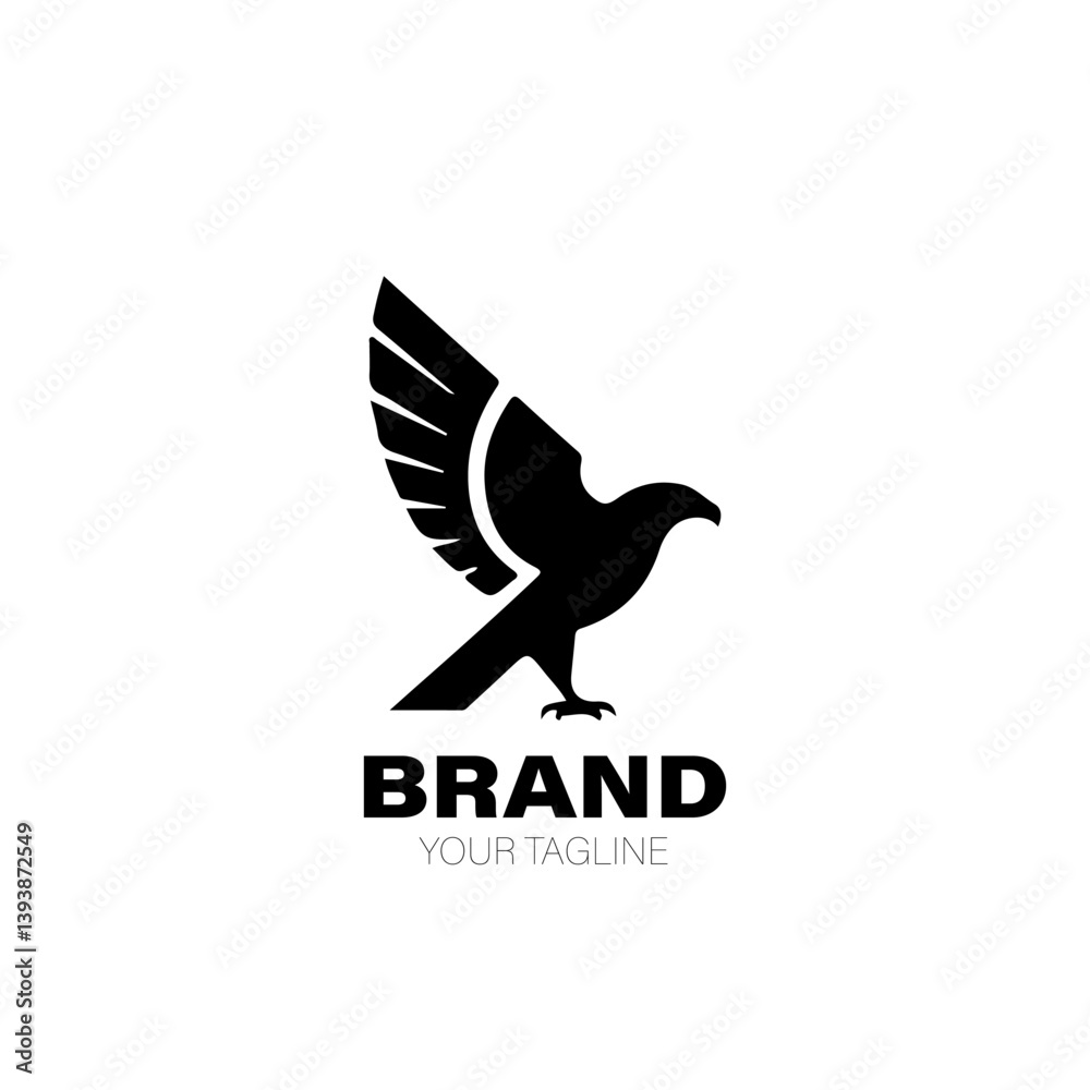 Hawk Logo. Hawk Logo Design. Hawk Logo Brand. Hawk Logo Vector Design Isolated on White Background Hawk Logo. Hawk Logo Design. Hawk Logo Brand. Hawk Logo Vector Design Isolated on White Background