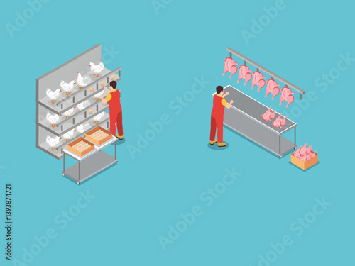 g poultry processing or butchery