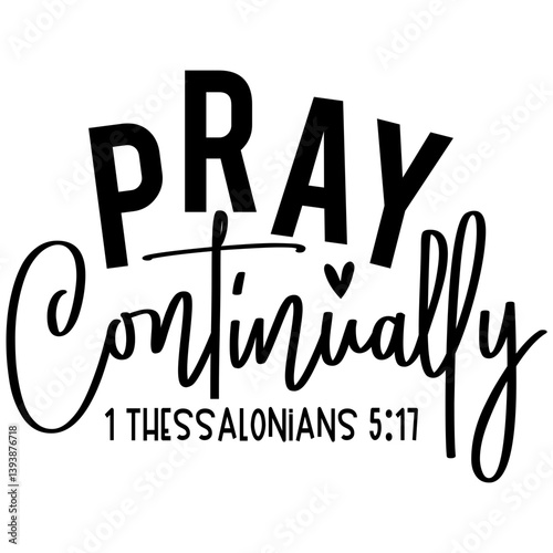 Bible Verse SVG Design | Christian SVG Vector File