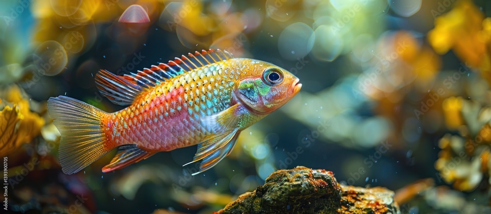 Fototapeta premium Colorful Fish in an Aquarium