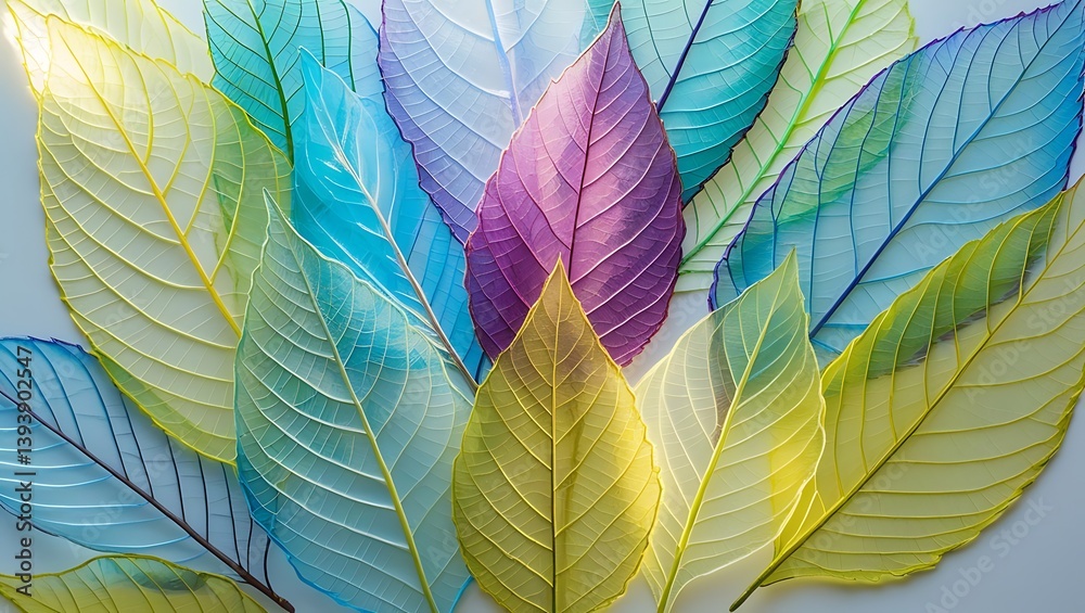 Obraz premium colorful feathers on a white background