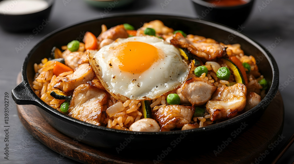 Savory Fried Rice with Chicken and Vegetables Savory Fried Rice with Chicken and Vegetables