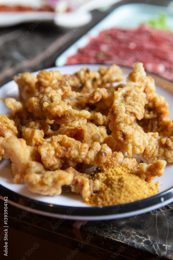 Chinese Crispy Fried Small Pork Ribs (xiaosurou) Chinese Crispy Fried Small Pork Ribs (xiaosurou)