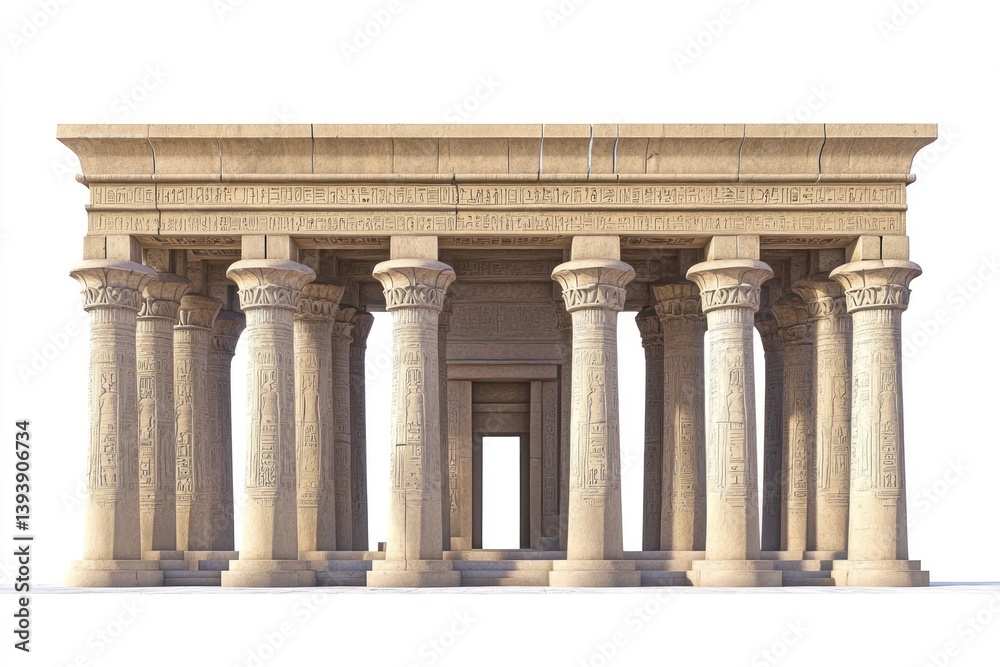 Obraz premium Luxor Temple temple architecture columns.