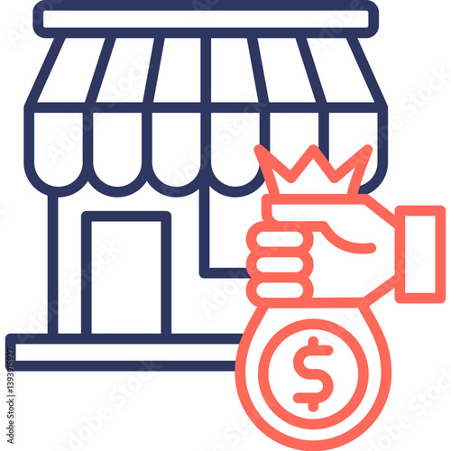 Franchise Funding line color icon