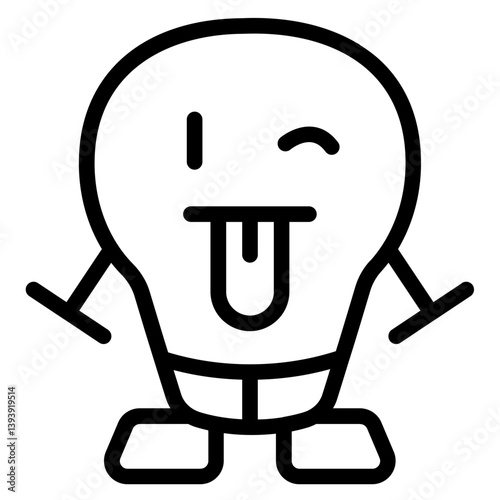 Fools Idea Line Icon