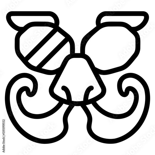 Glasses Line Icon