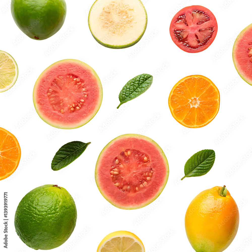 Obraz premium set of citrus fruits