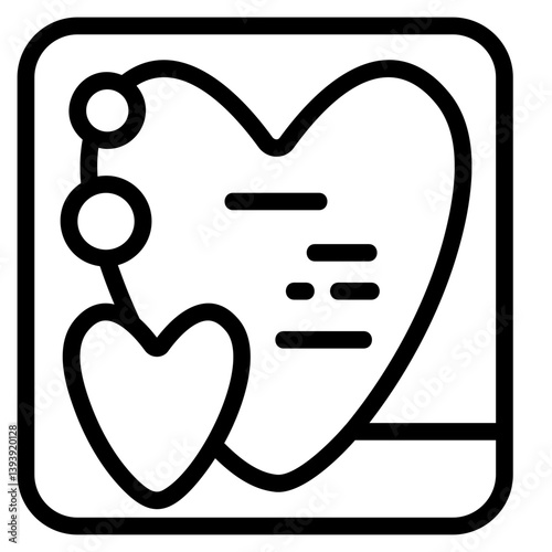 Mother Poetry Line Icon