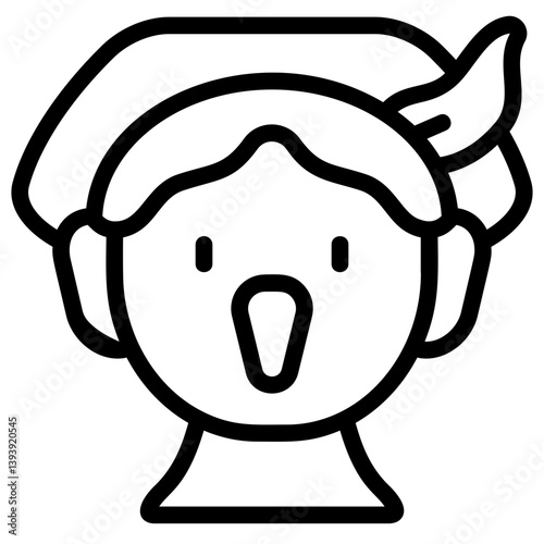 Pinocchio Line Icon