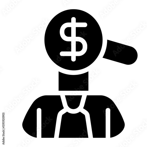 Search Investor Solid Icon