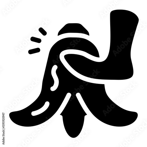 Slippery Banana Solid Icon