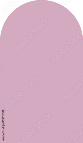 Curvy Rectangle Abstract Geometric Shapes Decoration