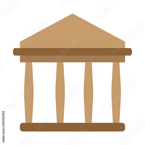 Bank Vector Flat Icon Design