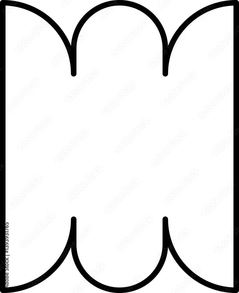 Lined Bold Abstract Geometric Shapes Decoration Lined Bold Abstract Geometric Shapes Decoration