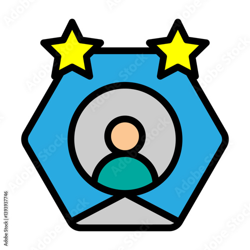 Competence Vector Filled Icon Design
