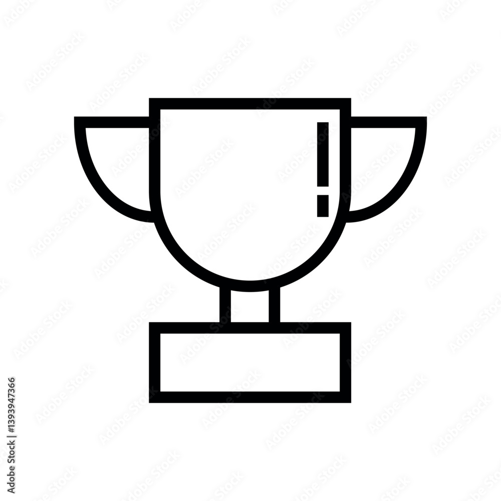 trophy icon symbol vector trophy icon symbol vector
