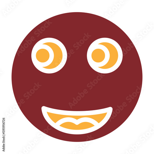 Active Vector Glyph Two Colors Icon Design
