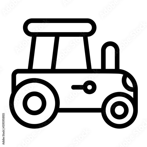 Tractor Line Icon
