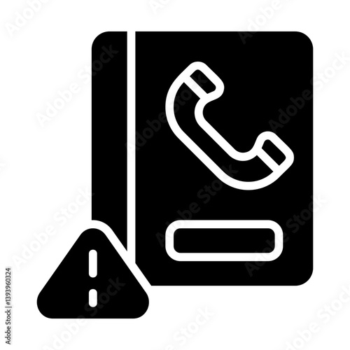 Emergency Contacts Solid Icon
