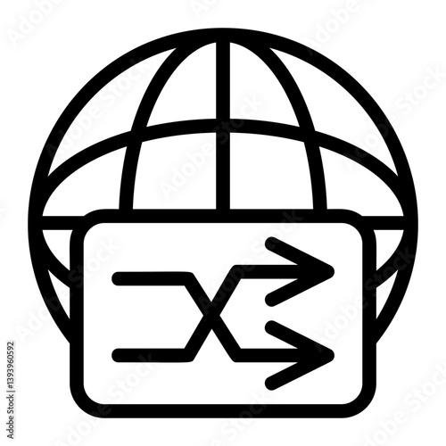 Network Redundancy Line Icon