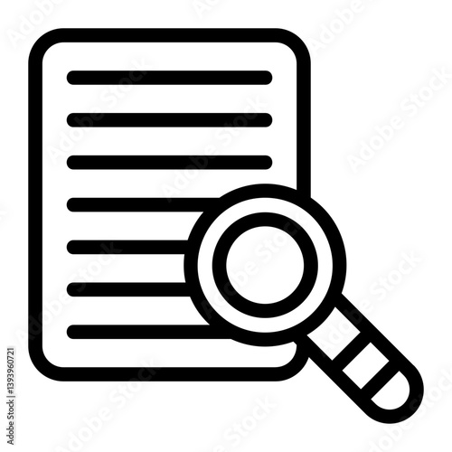 Post Review Line Icon