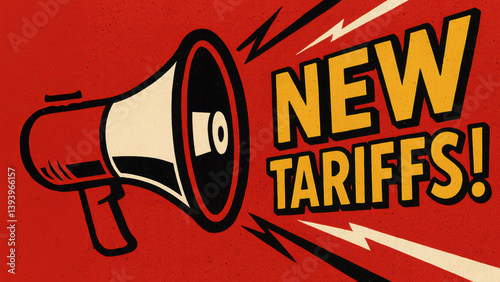New trade barriers are introduced with concept of new tariffs impacting global commerce and economic relations