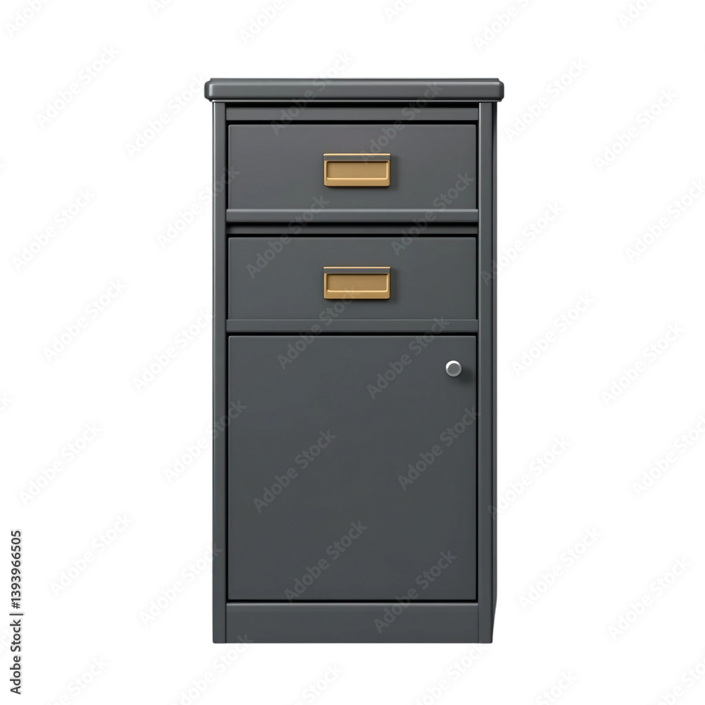 Filing cabinet isolated on transparent and white background. Filing cabinet isolated on transparent and white background.