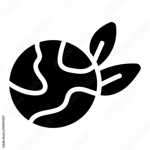 Earth spring Solid Icon