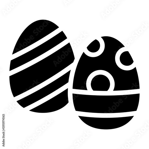 Easter egg Solid Icon