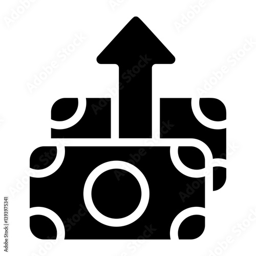 Money solution Solid Icon