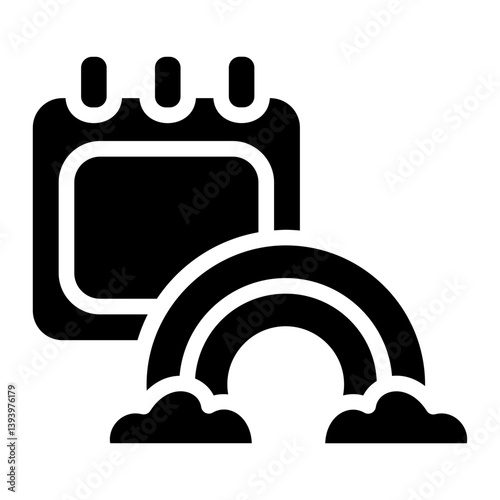 Springtime Solid Icon