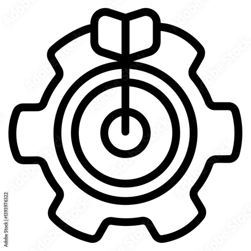 Target Line Icon