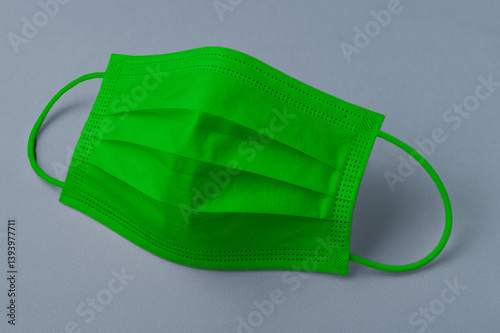 green protective mask