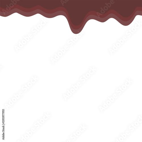 Dark Brown Melting Banner Top Page