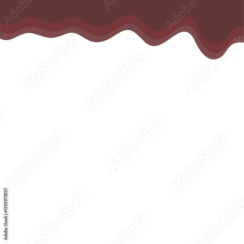Dark Brown Melting Banner Top Page