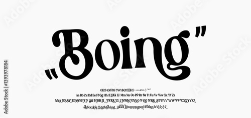Elegant Font Uppercase Lowercase and Number. Classic Lettering Minimal Fashion Designs. Typography modern serif fonts regular decorative vintage concept. vector illustration