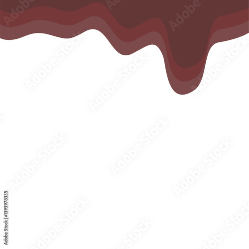 Dark Brown Melting Banner Top Page