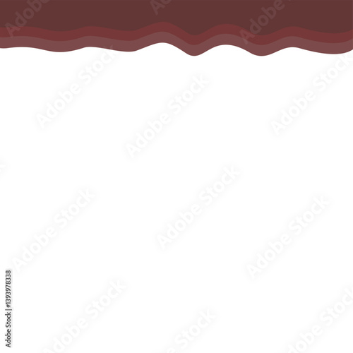 Dark Brown Melting Banner Top Page