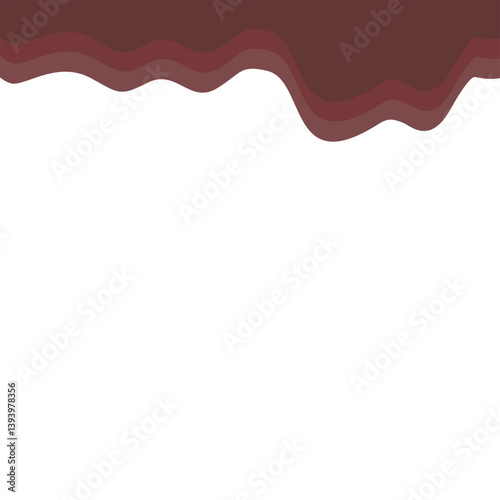 Dark Brown Melting Banner Top Page