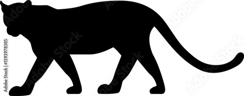 Panther animal silhouette