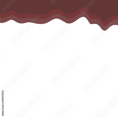 Dark Brown Melting Banner Top Page