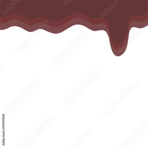 Dark Brown Melting Banner Top Page
