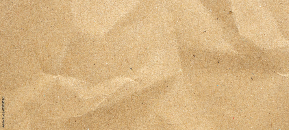 Abstract crumpled and creased recycle brown paper texture background Abstract crumpled and creased recycle brown paper texture background