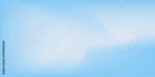 Aesthetic clear blue sky set. Summer season blue pastel colored vertical vector banner. Blurred sky gradient background. Simple soft light backdrop
