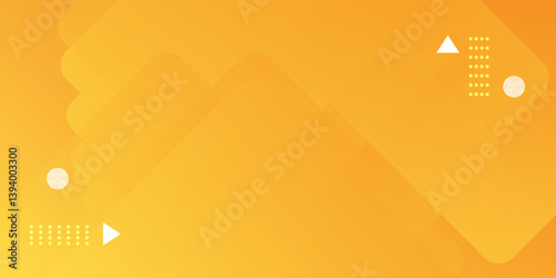 Abstract orange and yellow geometric style background. Dynamic shapes composition. Cool background design for posters. Vector illustration