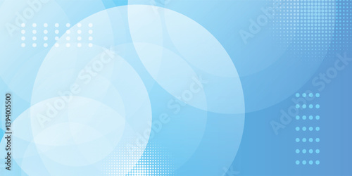 Abstract background, colorful. Blue gradations, circle effect style art. Modern background, memphis. Eps 10