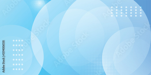 Abstract background, colorful. Blue gradations, circle effect style art. Modern background, memphis. Eps 10