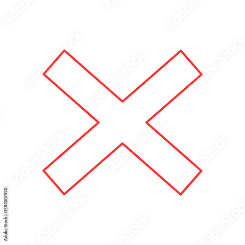 red cross mark