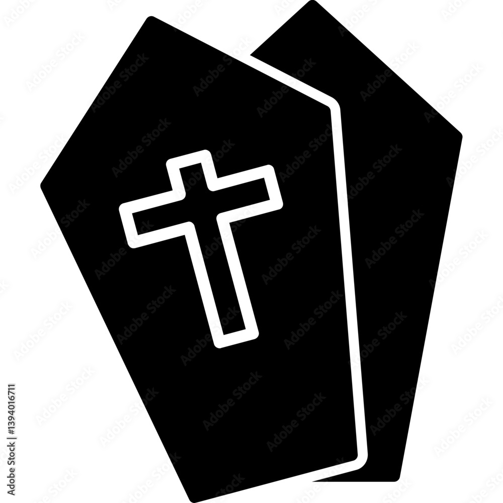 Obraz premium Coffin Icon